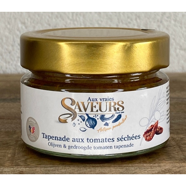 TAPENADE OLIVES TOMATES SECHEES AUX VRAIES SAVEURS 110ML